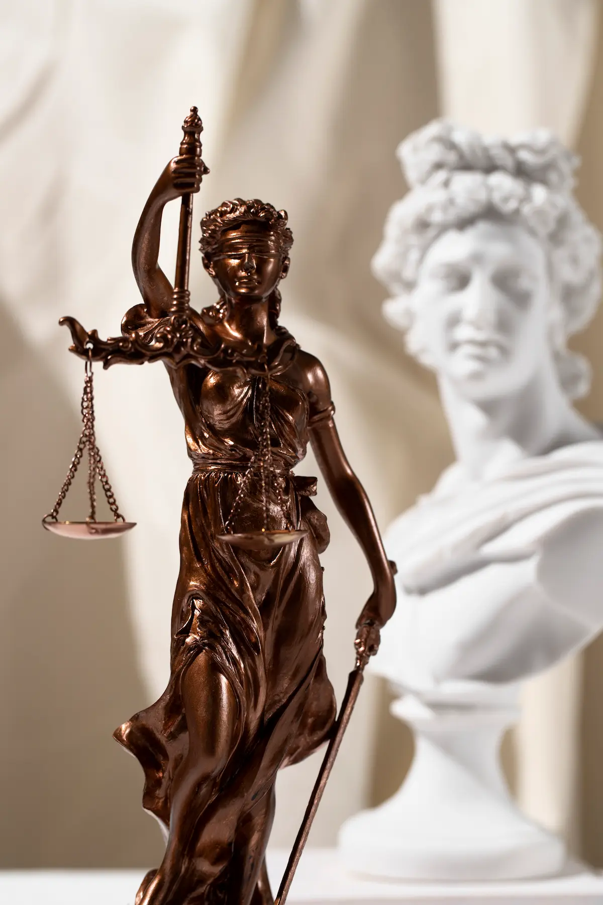 Lady Justice statue representing law and justice